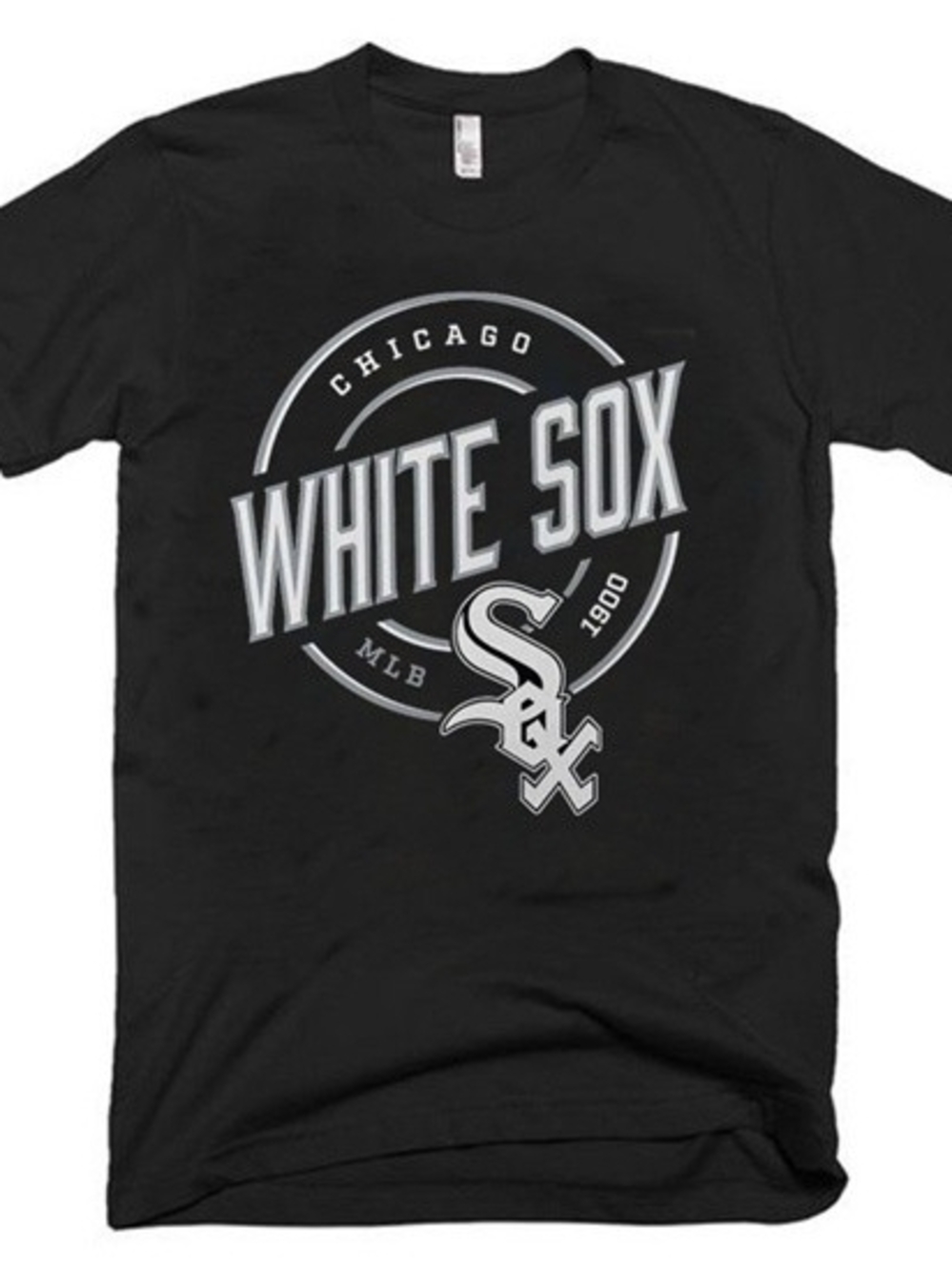 Chicago White Sox Black T-Shirt Men's XL